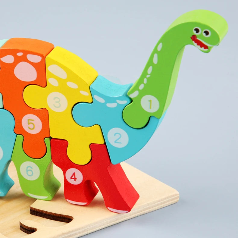 CPC Certified Montessori Wooden 3D Puzzle – Fun & Educational Jigsaw for Kids