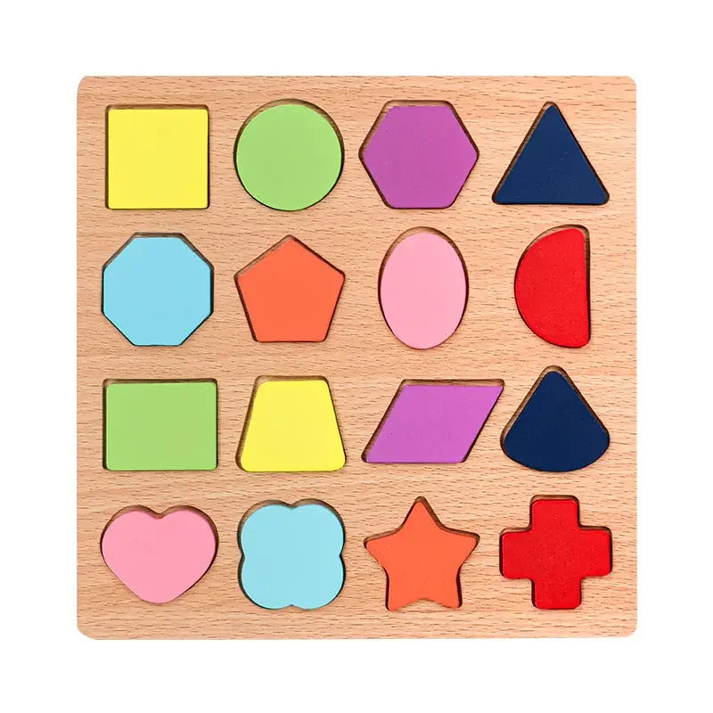 3D Wooden Alphabet & Number Puzzle - Montessori Educational Toy for Kids | DIY Learning Activity Board Game for Boys & Girls