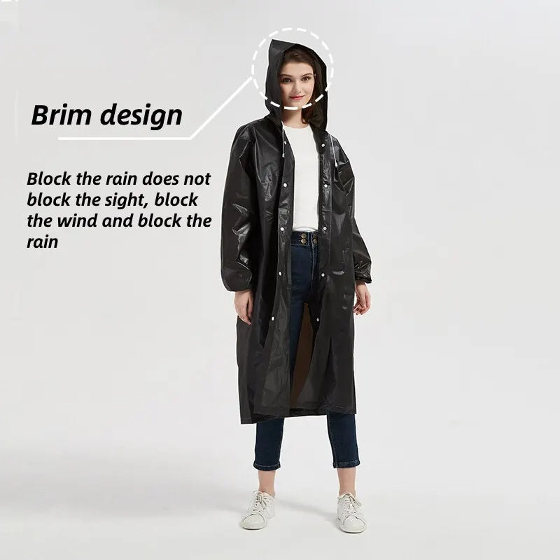  EVA Unisex Raincoat Thickened Waterproof 